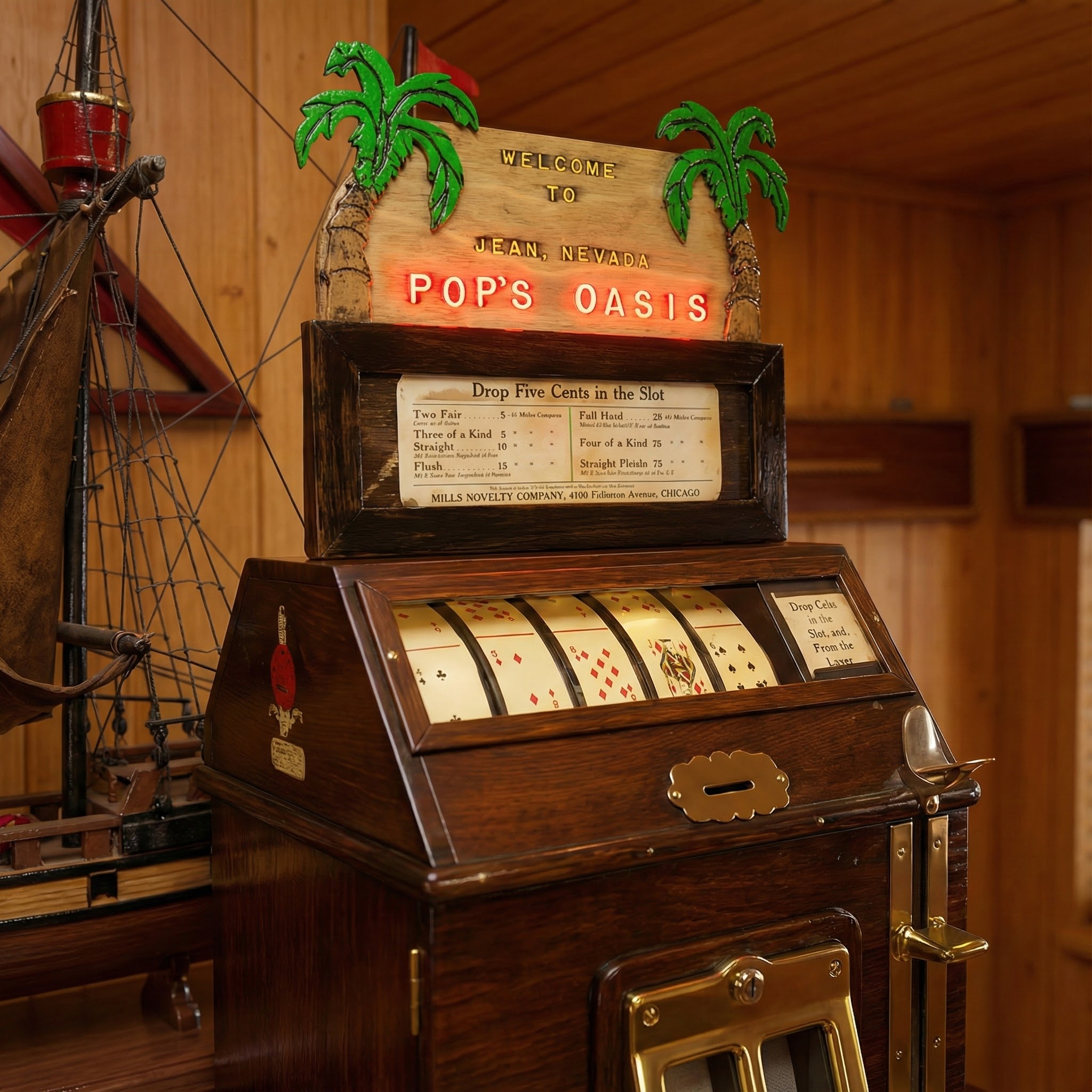 Original Pop's Oasis slot machine